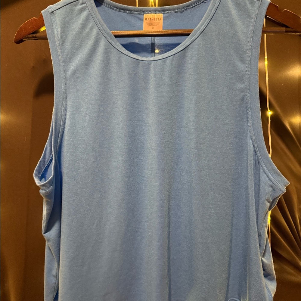 50. Pre loved Athleta Blue Sleeveless Performance Tank